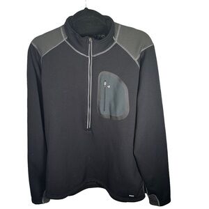 REI Co-Op Men's Reflective SOFT  Base Layer Half-Zip Pullover Polyester XL